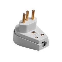 PINO PRENSA CABO GIGANTE 2P+T CINZA 20A 250V - 1 Pacote c/ 10 unidades