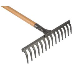 ANCINHO REFORCADO CURVO 16 Dentes c/Cabo de 1,2m