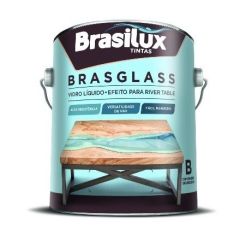 VERNIZ BRASGLASS CRISTAL 675 ml (3x1)(ZERO V.O.C)