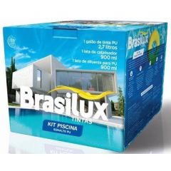KIT PISCINA BRANCO (1gl Tinta PU Bco+1und Catal 900ml+1lt Diluente PU 900ml)