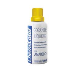 CORANTE LIQUIDO AMARELO 50ml c/12un
