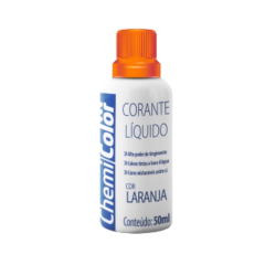 CORANTE LIQUIDO LARANJA 50ml c/12un