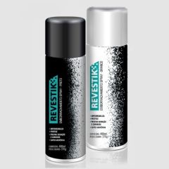 REVESTIK SPRAY EMBORRACHADO PRETO 400ml