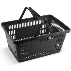 CESTA PLASTICA MULTIUSO COM ALCA PRETA 16L