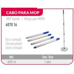 CABO PARA MOP ACO CROMADO 1,48m