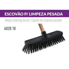 ESCOVAO LIMPEZA PESADA COM CABO 26x5,5cm