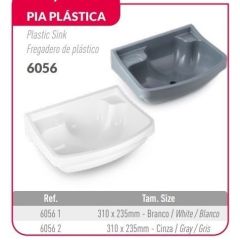 PIA PLASTICA CINZA 310x235mm