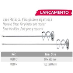 MISTURADOR PARA MASSA GESSO E ARGAMASSA 100x600mm