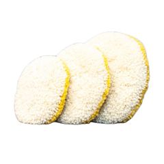 BOINA DUPLA FACE LA MISTA BRANCA AMARELA 190mm 7"