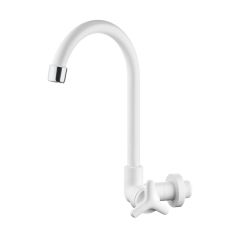 TORNEIRA PAREDE BICA MOVEL BRANCA SICILIA