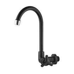 TORNEIRA PAREDE BICA MOVEL PRETA SICILIA