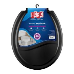 ASSENTO SANITARIO ALMOFADADO PRETO