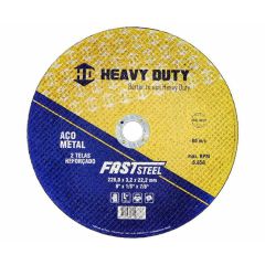 DISCO CORTE FASTSTEEL 4,5" 115x3,0x22,2mm 2 TELAS