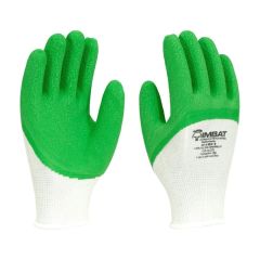 LUVA TRICOTADA BANHO JANELA LATEX VERDE G 9"